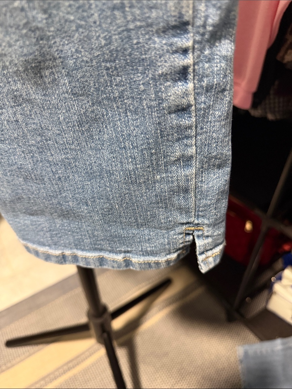 Light Wash Denim capris - Picture 4 of 4